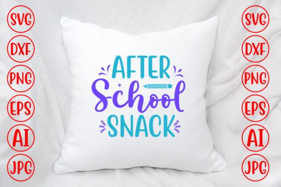 After School Snack SVG for Crafts and Graphics