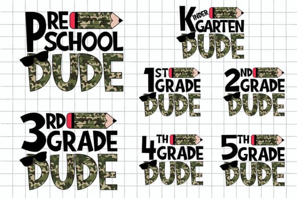 Cool School Dude SVG Bundle: Graphics for Crafts