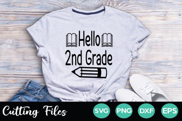 Hello 2nd Grade Graphics for Crafts & Creative Publishing