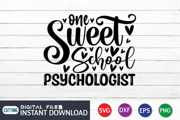 One Sweet School Psychologist Svg