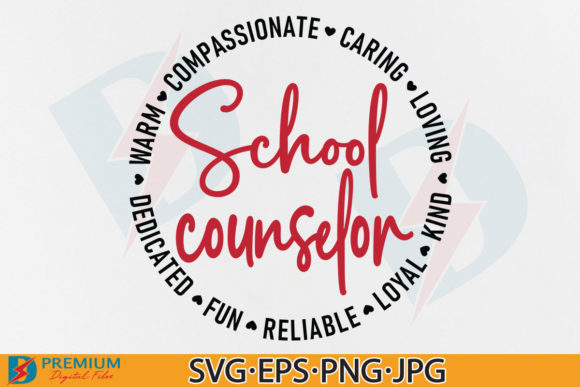 School Counselor SVG: Graphics for Crafts & Small Business