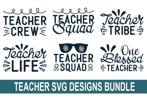 Teacher Bundle Svg Quotes Designs Bundle