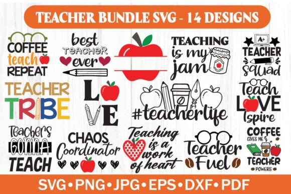 Teacher Bundle SVG - School Bundle SVG