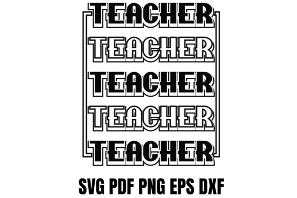 Teacher Echo SVG Teacher's Day Graphics