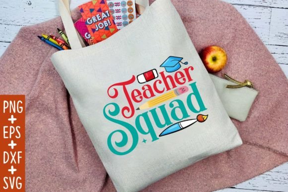 Teacher Squad SVG Cricut Files