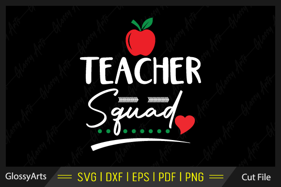 Teacher Squad Svg Printable Cut File