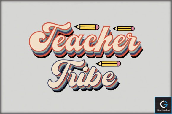Teacher Tribe SVG File for Graphics and Crafts