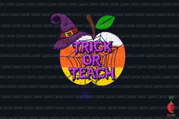 Trick or Teach Apple Candy Corn: Graphics and Crafts for Halloween Marketing